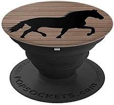 Horse Silhouette On Plain Simple Pacj1023 Popsockets Grip And Stand For Phones And Tablets Cute Phone Cases Popsockets Cool Phone Cases