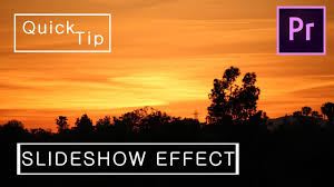 How To Make Images Move In Premiere Pro Slideshow Effect Youtube