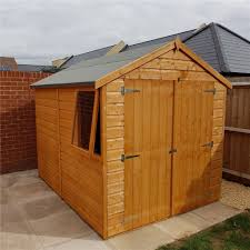 ( 44 ) made in u.s.a. 8 X 6 2 38m X 1 78m Tongue And Groove Apex Garden Shed Workshop 1 Window Double Doors 10mm Osb Floor Shedsfirst
