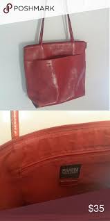 Sale Vintage Wilsons Leather Red Purse Wilsons Leather Bag Wilsons Leather Italian Leather Purse