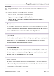 Students have to think about a past tense context and and create a role play for this context. Spanish Future Worksheet Printable Worksheets And Activities For Teachers Parents Tutors And Homeschool Families