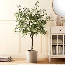 60 Potted Olive Tree Lloyd Hannah Potted Olive Tree Faux Olive Tree Artificial Plants Decor