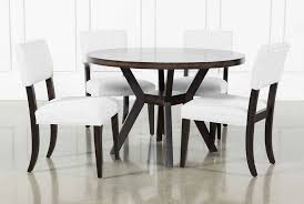 The kitchen dining chairs provide pretty structure for added. Macie Black 5 Piece Dining Set Living Spaces