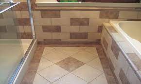 When you need an extra inch or one less inch the use of a border can make your design have a intention to fit into a space correctly. Diagonal Tile Border Bathroom Remodeling Diy Shower Shelves Diy Remodel