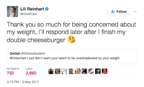Lili Reinhart From Riverdale Expertly Shut Down A Body Shamer In One Tweet Riverdale Quotes Riverdale Funny Riverdale Memes