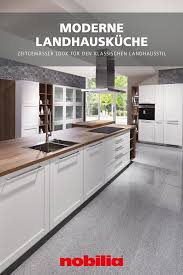 Moderne Landhauskuche Von Nobilia In 2020 Kuche Landhaus Modern Landhauskuche Haus Kuchen