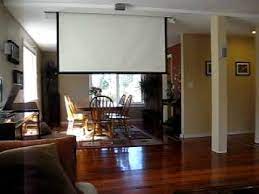 Most diy projects are easy to do and do not cost much money. Retractable Projector And Screen Youtube