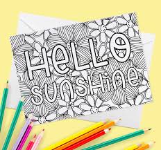 Sparkles of sunshine is a participant in the amazon services llc associates program, an affiliate advertising program designed to provide a means for. Coloring Notecards Free Printable Happy Go Lucky