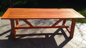 4x4 Truss Beam Table Ana White Wooden Outdoor Table Outdoor Tables Diy Outdoor Table