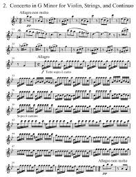 Violin Concerto Op 8 No 2 In G Minor Rv 315 Summer Violin Sheet Music Violin Music Violin Lessons Learning