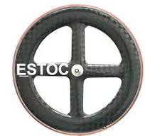 AeroCoach AEOX® ESTOC tubular carbon track 4 spoke wheel