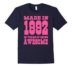 Do you have a teenager to shop for? 25th Birthday Gift Idea 25 Year Old Boy Girl Shirt 1992 Th Teehelen