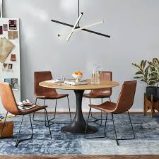 Jules Drop Leaf Expandable Dining Table West Elm Industrial Round Dining Table Round Dining Table Dining Table