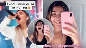 Try to sing it to the highest note you can achieve and back to the lower. Ariana Grande Fan Slays Her High Note Tiktok Challenge From The Summertime Ball Capital