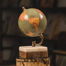 Magellan World Globe Woodenglobe Woodglobe Handpaintedglobe Miniglobe Floralglobe Globe Vintage Hand Painted Globe Home Decor Store World Globes