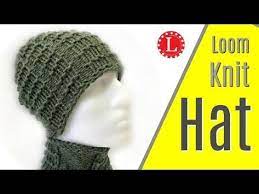 3 Loom Knit Mens Hat Brimless Pattern W Waffle Stitch Project Loomahat Youtube Loom Hats Knit Hat For Men Loom Knitting