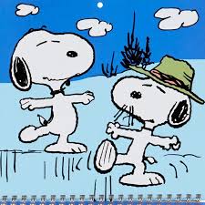 A Classic Wall Mounted Type With A Schedule Seal With Writing Space A 2019 Peanuts Snoopy Wall Calendar This 12 Month Calendar Includes An Adorable Life Il