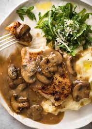 Chicken With Mushroom Gravy Recipetin Eats
