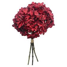 Vivid, red hydrangea petals constructed of beautiful materials mirror that of a genuine hydrangea plant. Anna Homey Decor Hydrangea Artificial Flowers Red Faux Flowers Bundles Silk Flowers With Stems Floral Arrangements Artificial Centerpieces For Wedding Table Dining Room Living Room Decoration 1pcs Walmart Com Walmart Com