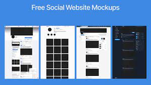 Download Free Free Figma File Social Websites Mockup Free Figma Template