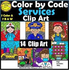 Services Economics Color By Code Clip Art Clipart 40 Off Next 24 Hrs Macstar Clips 14 Images In Totalthis Set Includes 7 Color C Clip Art Art Clipart Art