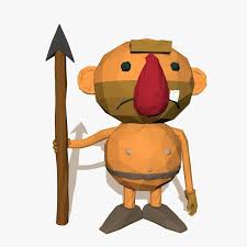 Cartoon Caveman 3d Model Ad Cartoon Caveman Model Cartoon Cinema 4d R14 Art Inspiration Drawing