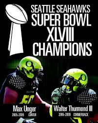 Two Players From The Oregon Ducks Seahawks Super Bowl Seahawk Nation Oregon Ducks Football