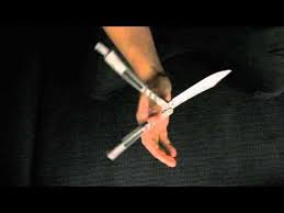 Reverse Behind The Eight Ball Super Slow Mo Balisong Trick Youtube Butterfly Knife Filipino Martial Arts Reverse