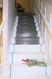 Paint Stairs Painted Stairs Painting Stairs Transform Staircase Under 50 Painted Stairs Painting Wooden Stairs Staircase Makeover