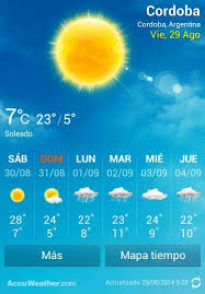 Estado Actual Y Pronostico Del Tiempo Desde El Viernes 29 08 Al Jueves 04 09 Para La Ciudad De Cordoba Y Alrededores Pronost Weather Map Weather Paris Cascais