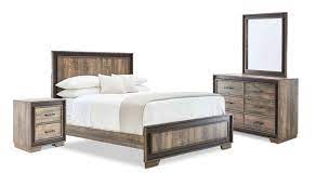 Orlando 6 Piece Queen Bedroom Set Weathered Brown Bedroom Sets Queen Bedroom Set Queen Bedroom