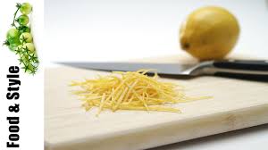 It brings a citrusy, tangy flavor to recipes. How To Julienne Lemon Zest Youtube