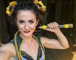 It's sweaty. It's dirty. It's dusty. And I wouldn't have it any other way.  Have you been to a Renaissance Festival? 👇🏼 How gross is your costume  after the day? #whiptricks #circusperformer #