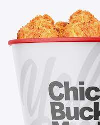 Download Matte Bucket With Chicken Mockup In Bucket Pail Mockups On Yellow Images Object Mockups