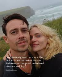 We were thrilled to recently welcome The Handmaid's Tale actress Madeline  Brew and her husband, film producer Jack Thompson-Roylance, to our clifftop  retreat for a mini-honeymoon ❤️ “We absolutely loved our stay