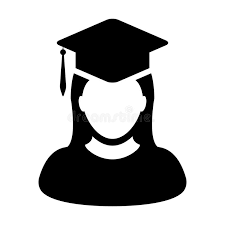 Png svg psd eps more. Education Icon Vector Female Student Person Profile Avatar With Mortar Board Hat Symbol For School College And University Stock Vector Illustration Of Glyph Infographic 151003695