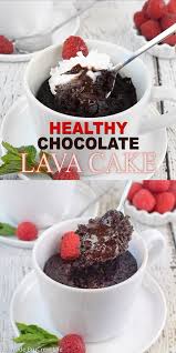 Healthy Chocolate Lava Cake Video Healthy Chocolate Desserts Healthy Desserts Easy Healthy Chocolate