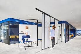 Caixabank Offices Picture Gallery Office Collaboration Space Corporate Interiors Modern Office Space