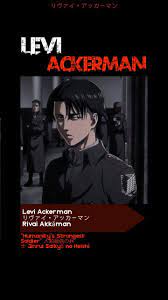Lift your spirits with funny jokes, trending memes, entertaining gifs, inspiring stories, viral videos, and so much more. Levi Ackerman Wallpaper Aestetic By Derrrmawan Kapten Levi Tipografi Jepang Orang Animasi