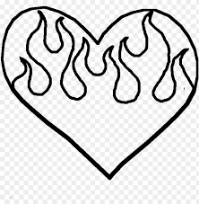 And it burns burns burns, the flaming fire… the flaming fire. Flame Heart Draw A Heart With Flames Png Image With Transparent Background Toppng