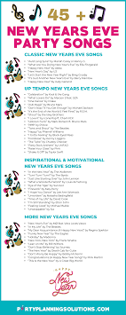Ring In The New Year With Over 45 Amazing Party Songs New Years Eve Music Eve Songs New Year Eve Song