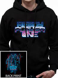 Ready Player One High Five Men 039 S Small Hooded Sweatshirt Black Black Sweatshirts Hooded Sweatshirts Ready Player One