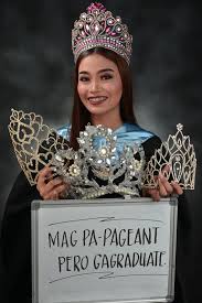 The latest beauty news, from product launches and industry updates to flash sales. Pageant O Aral Beauty Queen Poses With Crowns For Graduation Photo The Summit Express