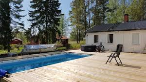 Hanging A Rectangular Intex Ultra Frame Pool Directly From The Pool Deck Page 12 Backyard Pool Designs Pool Deck Deck