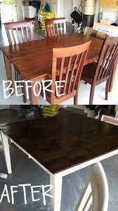 By don vandervort, hometips © 1997 to 2020. How To Stain And Paint Your Kitchen Table Twist Me Pretty Dining Table Makeover Refinishing Kitchen Tables Kitchen Table Makeover