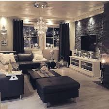 The light color scheme is mostly seen in any country living room dining room combos. Grey White Living Room Ideas Black Furniture Dark House N Decor
