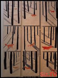Fuchs Im Verschneiten Wald Kinder Kunst