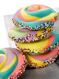 Rainbow Sugar Cookies Dessert Recipes Food Cookie Recipes