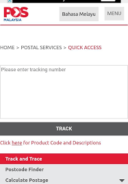 For tracking pos laju , enter the tracking number and click track! Pos Laju Tracking Trace Tracking Number For Android Apk Download