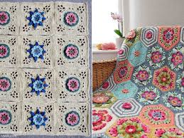 You may not sell the pattern, distribute it in any form, repost it online, or alter it to claim it as your own (this includes charts & translations to other languages). Wonderful Floral Blankets Free Crochet Patterns